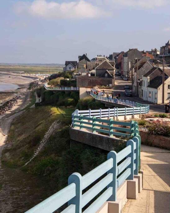 Pleine Face Mer Et Plage Ault Buitenkant foto